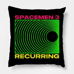 Spacemen 3 ∆∆∆∆∆∆ Recurring ∆∆∆∆∆ Original Fan Art Design Pillow