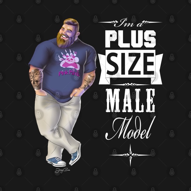 I'm a plus size male model by JayGeeArt