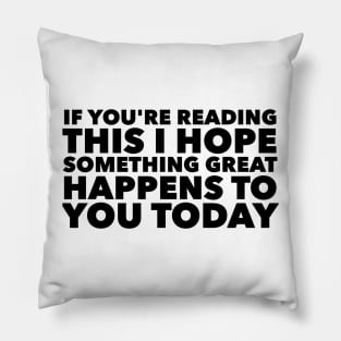 Something Great · Good Vibes Print Pillow