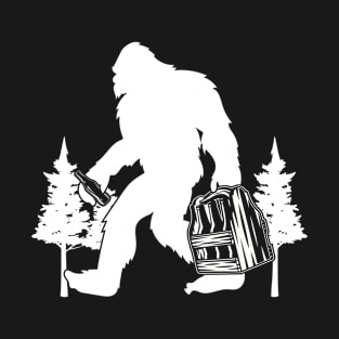 Bigfoot-Drinking-Beer T-Shirt