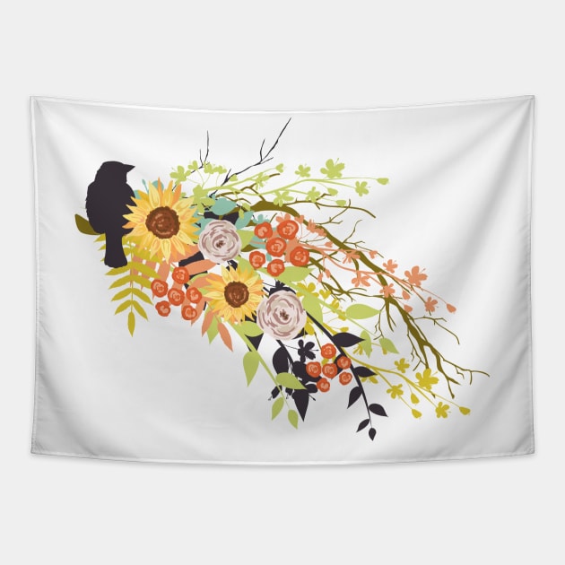 Earth Day Splash Tapestry by SWON Design