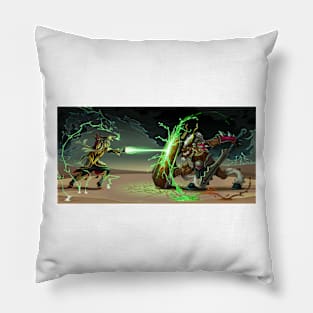 Fighting scene Pillow