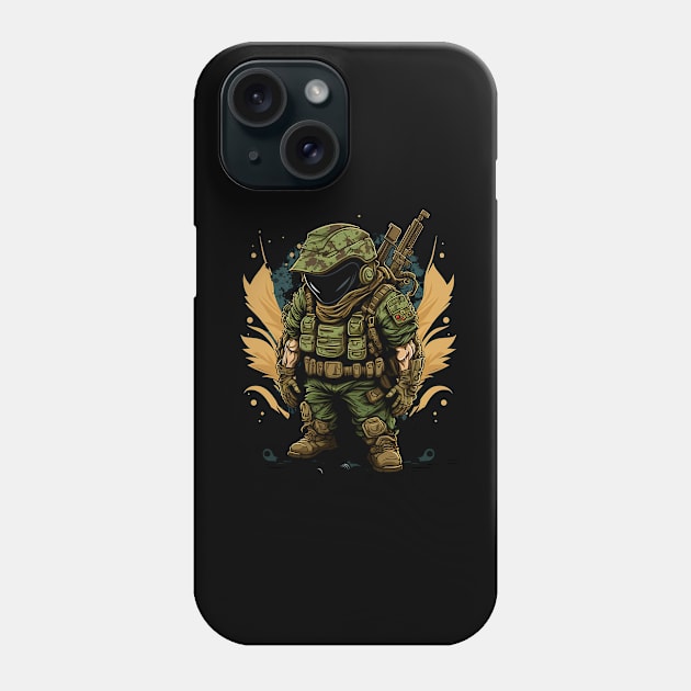 Soldier 3 Phone Case by Farand Studio