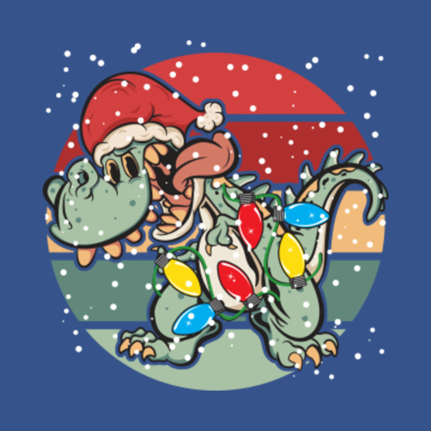 Discover t-rex christmas tree - T Rex Christmas Tree - T-Shirt