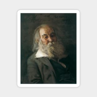 Portrait of Walt Whitman by Thomas Eakins Magnet