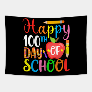 100 Days Of School Teacher And Student Tapestry