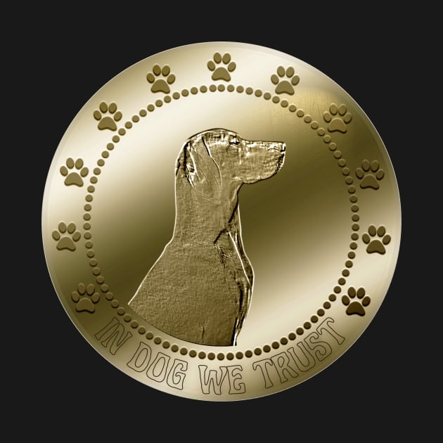 Vizsla Dog Coin Currency Money Cool Funny by JollyMarten