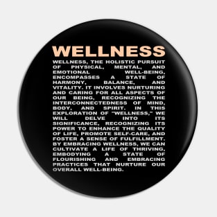 wellness Pin
