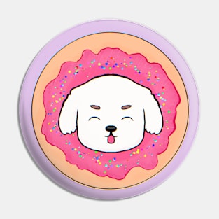 Donut Dog Pin