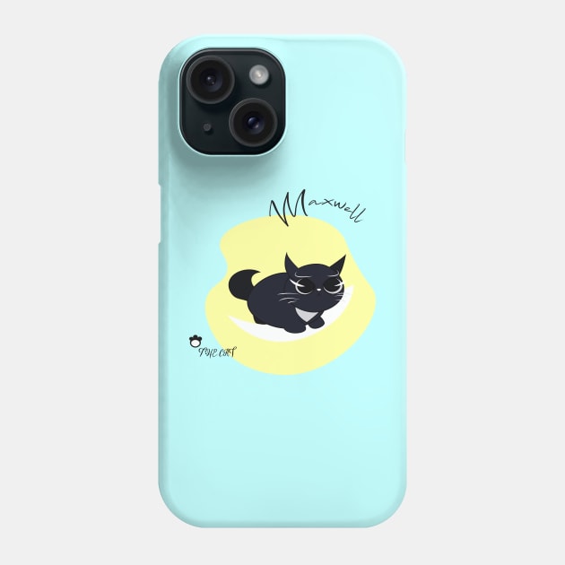 Maxwell the cat meme anime version Phone Case by ZOOLAB