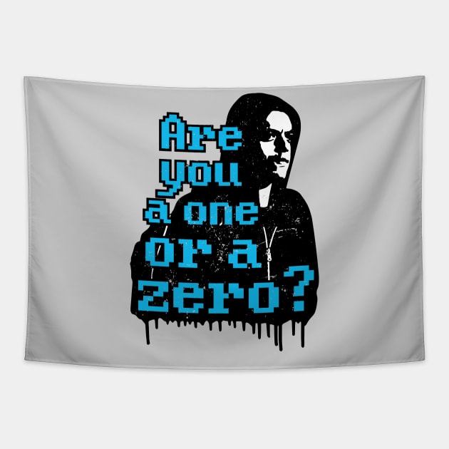 Mr. Robot "Are You A One Or A Zero?" Elliot Alderson Tapestry by CultureClashClothing