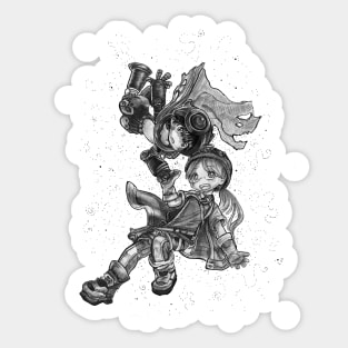 Riko Made in Abyss Season 3 Black and White Anime Characters Censored Eyes  Style D9 MIN13 Sticker for Sale by Animangapoi
