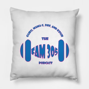 The Fam 305 Podcast Color Pillow