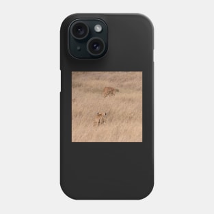 Serengeti Lion #7 - closing in on the kill Phone Case