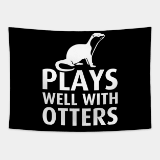Play with otter Tapestry