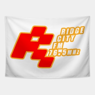 Ridge City FM 76.5 MHz Retro Gaming Video Game Tapestry