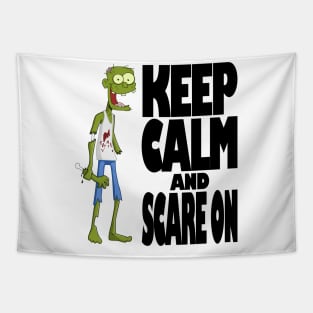 Halloween - Keep calm and scare on Tapestry