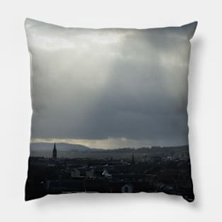 Between two church spires - Edinburgh, Scotland Pillow