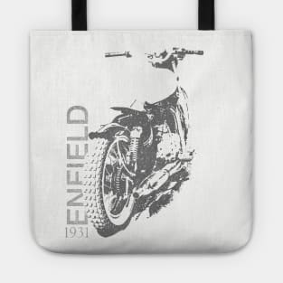 VINTAGE MOTORCYCLE ENFIELD 1931 Tote