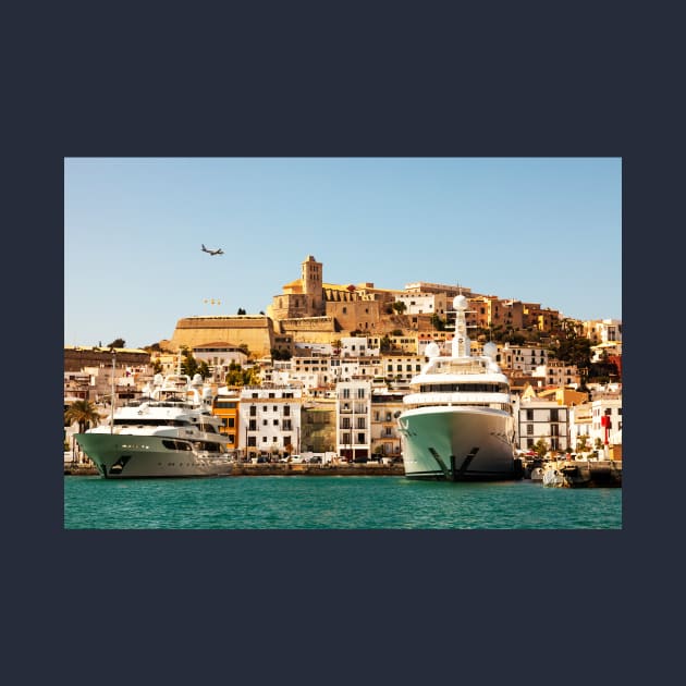 Super Yachts In Ibiza Town Marina by tommysphotos