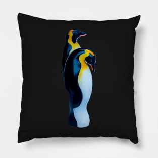 Pinguin Couple PNG-Sticker Pillow