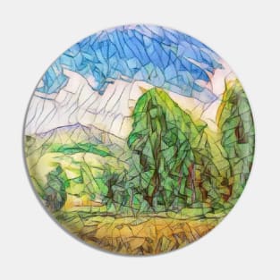 Farmland Mosaic Pin