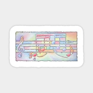 Music Notes Magnet