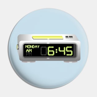 Monday morning alarm clock Pin