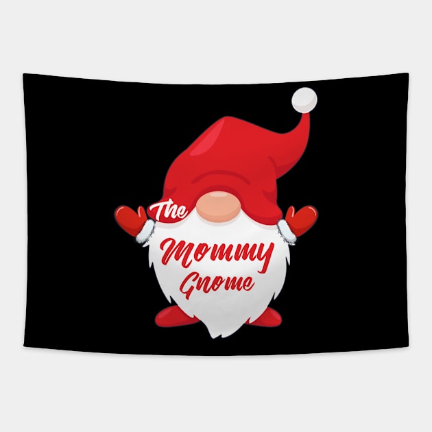 The Mommy Gnome Matching Family Group Christmas Pajama Tapestry by Penda