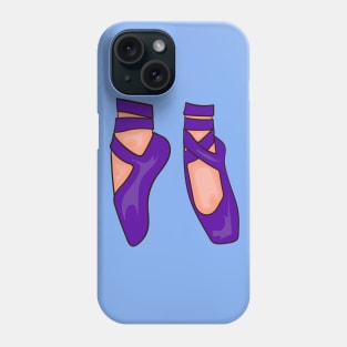 Purple Ballet Shoes Phone Case