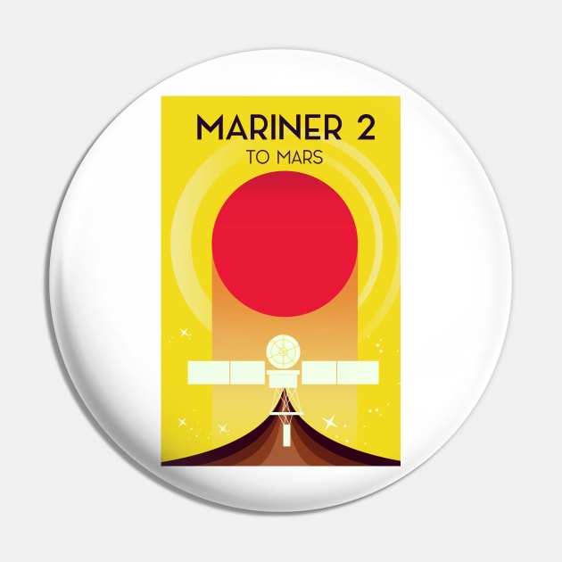 Mariner 2 To Mars Pin by nickemporium1