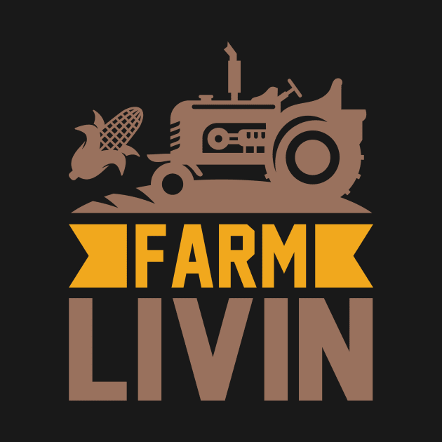 Farm Livin T Shirt For Women Men by Pretr=ty