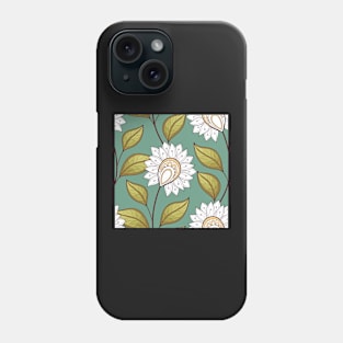 Spring Pattern with Floral Motifs Phone Case