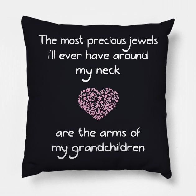 The Most Precious Jewels I Will Ever Have Around My Neck Daughter T Shirts Pillow by erbedingsanchez