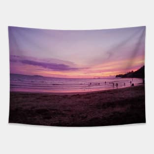 Sunset on the Beach Tapestry