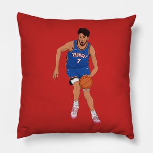 Chet Holmgren Digital Illustration Pillow