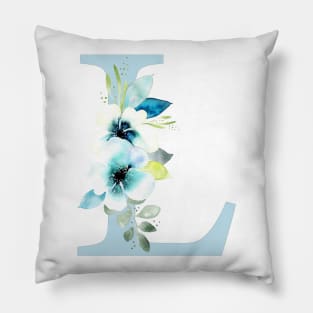 Monogram letter L Pillow