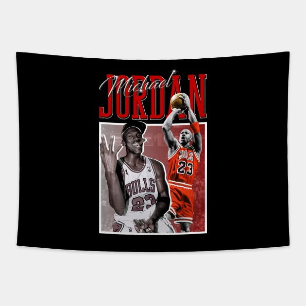 Michael Jordan 23 - Basketball Player Tapestry by Diamond Creative