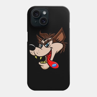 The Lost Chords Wolf Logo (Blue Pill) Phone Case