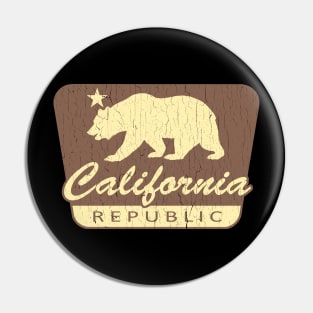 California Republic (vintage park style) Pin