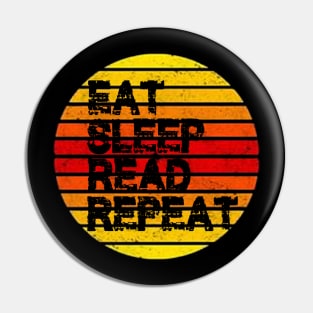 Eat Sleep Read Repeat Pin