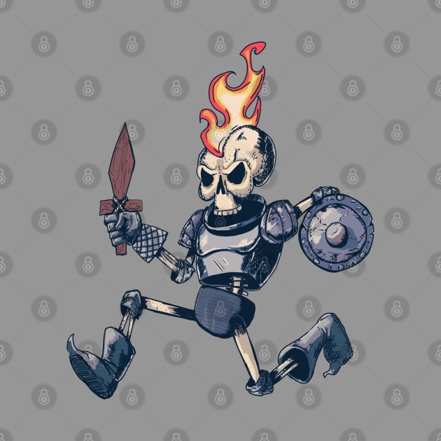 SKELETON KNIGHT by droidmonkey