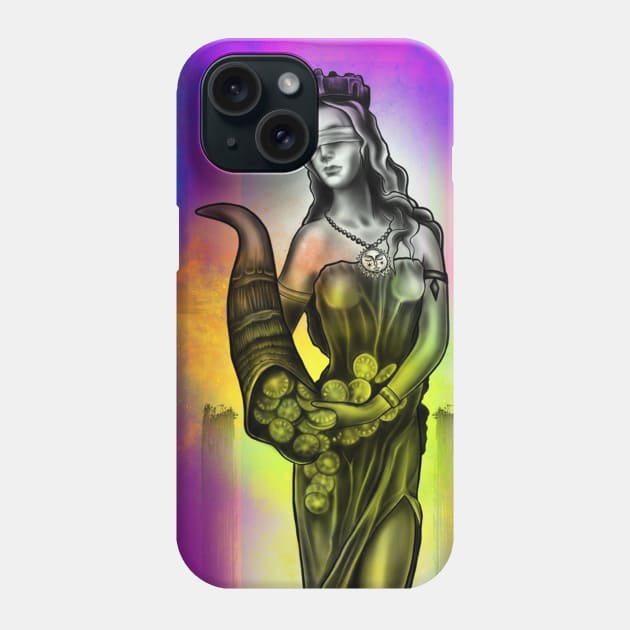 Goddess of Luck Phone Case by BSKR