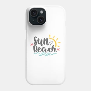 Sun of A Beach, Summer, Funny Tee, T-shirt Phone Case