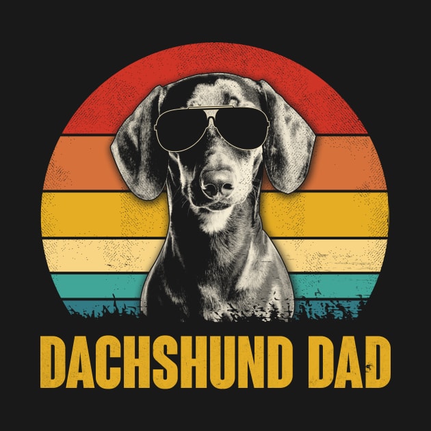 Dachshund Dog Vintage Retro Dog Mom Dad Lover Gift by blacks store