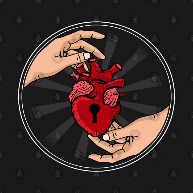 hands with heart locked by Mako Design 