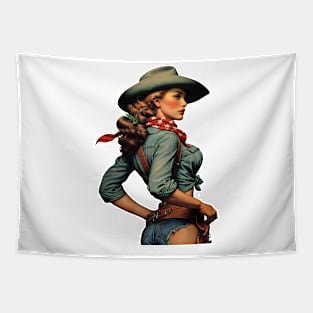 Cowgirl Tapestry