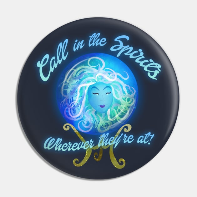 Madame Leota - Call in the Spirits Pin by The Lissette Collective
