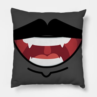 Funny Fangy Smily Mo Pillow