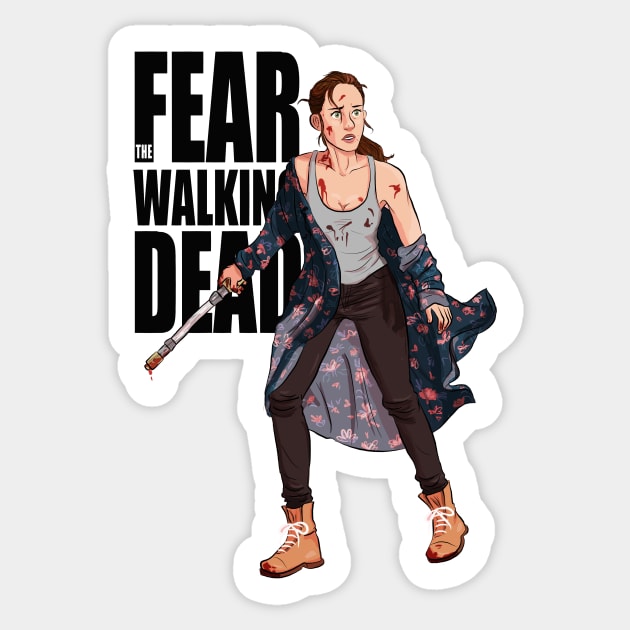 alicia clark Alicia Clark Sticker TeePublic